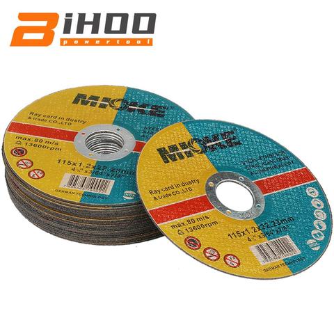 Discos de corte de Metal inoxidable, 115x22,23x1.2mm, discos de lijado con aleta, rueda de amoladora angular, 3 uds.-50 Uds. ► Foto 1/6