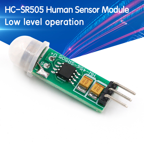 HC-SR505 Mini Sensor de movimiento infrarrojo PIR módulo Detector infrarrojo preciso para Arduino Sensor del cuerpo módulo interruptor modo de detección ► Foto 1/6