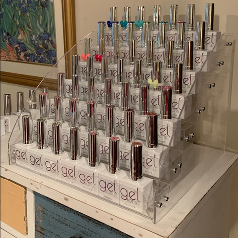 Organizador de exhibición de esmalte de uñas acrílico, 2-3-4-5-6-7 capas, manicura, cosméticos, soporte para presentación de joyería, caja de maquillaje de acrílico transparente ► Foto 1/6