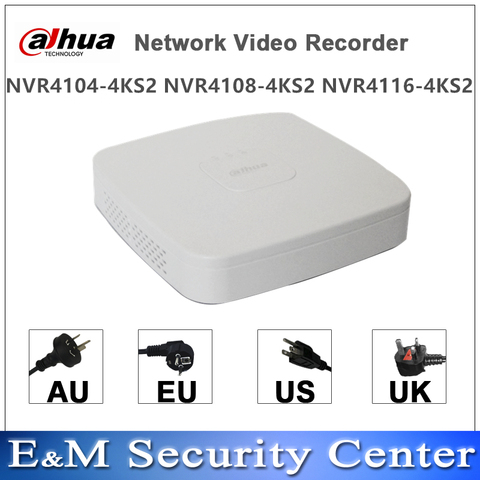 Dahua-mini grabador de vídeo de red NVR 4/8 canales 1U, versión en inglés, Original, NVR4104-4KS2 NVR4108-4KS2, mini NVR ► Foto 1/1