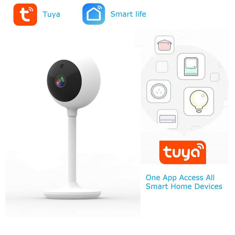 Wdskivi-minicámara IP inalámbrica para interiores, cámara de vigilancia de seguridad CCTV con Wifi, Monitor de bebé, alarma, imagen, App inteligente Tuya, HD 1080p ► Foto 1/6