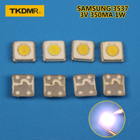 SAMSUNG-retroiluminación LED de alta potencia, 1W, 3537, 3535, 100LM, blanco frío, para aplicaciones de TV, SPBWH1332S1BVC1BIB, 50 Uds. ► Foto 1/6