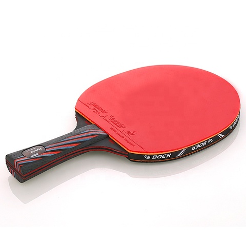 Raqueta de Ping Pong profesional de 6 estrellas, hoja de tenis de mesa de Nano carbono, pegamento de tóner pegajoso, entrenamiento de Ping Pong ► Foto 1/6