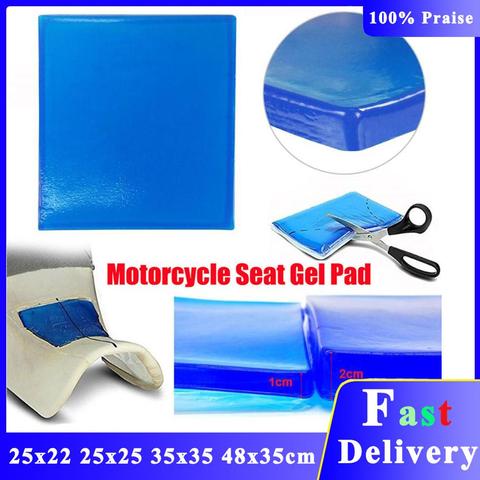 Almohadilla de Gel para asiento de motocicleta, colchoneta de absorción de impacto, cómodo cojín de Gel suave, almohadillas de asiento modificado para Motor de bicicleta ► Foto 1/6