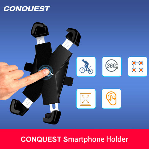 CONQUEST-Soporte de teléfono para bicicleta, GPS para coche de ventilación de aire, soporte de teléfono automático para CONQUEST S6/S8/S9/S11/S12/S16/S18/S19, 2022 ► Foto 1/6