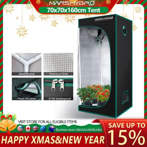 1680D Mars Hydro 70X70X160cm tienda de cultivo interior, cultivo de plantas de sala de cultivo, invernaderos de jardín ► Foto 1/6