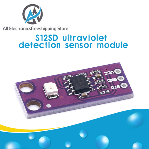 GUVA-S12SD UV Módulo de Sensor de detección S12SD Sensor de luz Diy Kit de módulo de placa PCB 240nm-370nm para Arduino ► Foto 1/6