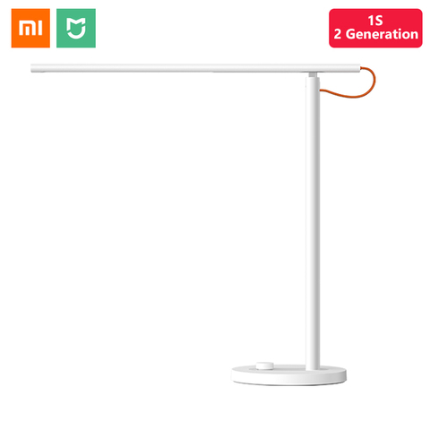 Original Xiaomi Mijia Smart LED lámpara de escritorio 1S 9W lámpara de mesa 4 modo de luz regulable Apple HomeKit Mi casa APP Control por voz de Siri ► Foto 1/6