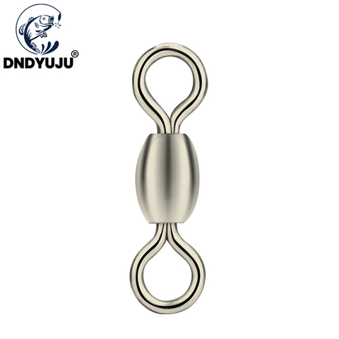 DNDYUJU 10/30/50 Uds Crane Swive girar pesca barril rodamiento rodante giratorio Fish conector de ganchos de pesca accesorios ► Foto 1/5