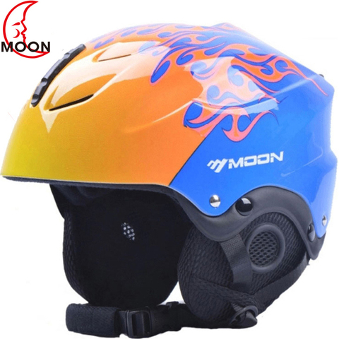 Casco de esquí para hombre y mujer, protector para Snowboard, Moto de nieve, Skateboard, ciclismo, gorra de seguridad deportiva, forro polar cálido para invierno ► Foto 1/6