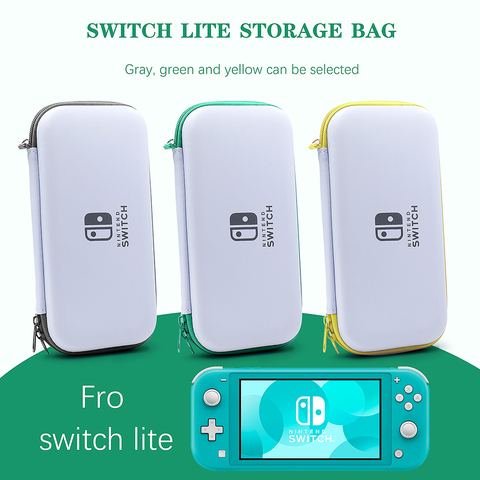 Bolsa de transporte de almacenamiento portátil para consola Nintendo Switch Lite, funda con correas de mano con ranuras para tarjetas, accesorio para Switch Lite ► Foto 1/6