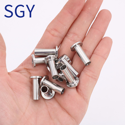 SGYM 316 de acero inoxidable Protector mangas para 1/8 de 5/32 o 3/16 pulgadas Cable barandilla con una broca ► Foto 1/6