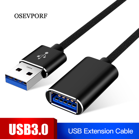 Extensor de Cable USB 3,0, extensor macho a hembra, de velocidad rápida, extensible, USB3.0, para portátil, PC, extensión USB, 3m, 2m, 1m ► Foto 1/6