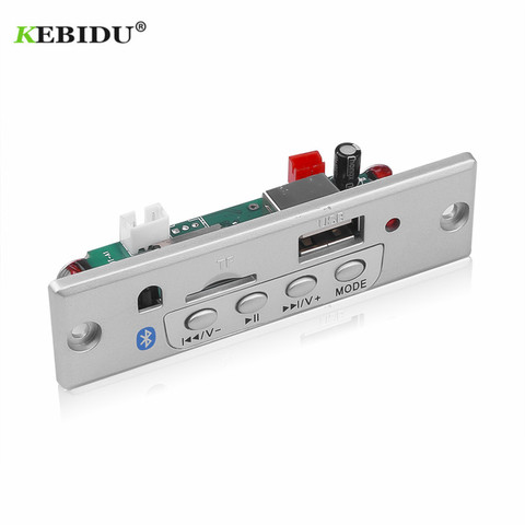 KEBIDU Bluetooth 5,0 MP3 Módulo de tablero de decodificación inalámbrico para coche reproductor USB MP3 ranura para tarjeta TF/USB/FM/módulo de tablero decodificador remoto ► Foto 1/6