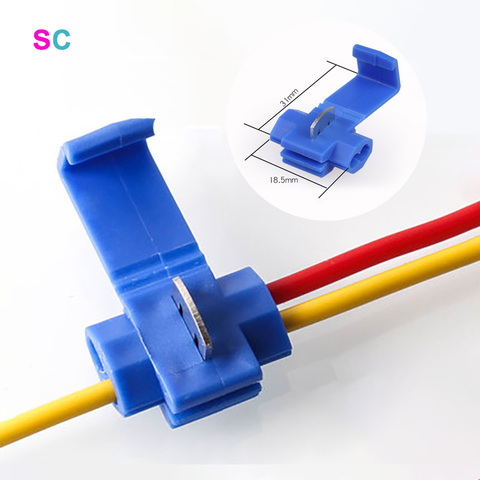 Conector de Cable Scotch Lock, 20 piezas a presión sin Cable de rotura, engarce aislado, terminales eléctricos de empalme rápido, 10 Uds./AWG22-10 Uds. ► Foto 1/6