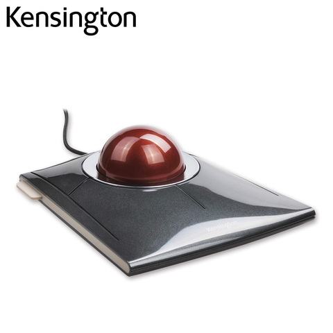 Kensington-ratón óptico USB SlimBlade, para PC o portátil, con Control multimedia, Trackball, K72327 ► Foto 1/6