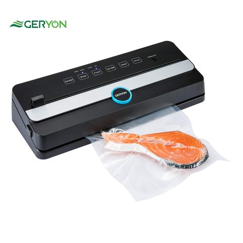 GERYON-envasadora al vacío Sous Vide con rollos/bolsas, máquina automática para sellar alimentos ► Foto 1/6