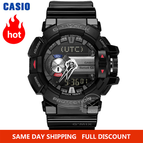 Casio ver hombres g shock reloj digital inteligente marca de lujo conjunto cuarzo 200m Impermeable Deporte buceo muñeca reloj g-shock Militar LED Bluetooth Control de música reloj de los hombres relogio masculino reloj ► Foto 1/5