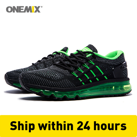 Onemix-Zapatillas de correr para hombre y mujer, zapatos deportivos transpirables de marca Air, para exteriores, 2022 ► Foto 1/6