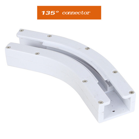 Conector de soporte de junta de riel de cortina eléctrica, conector de 90 ° y 135 ° para ventana Tipo L para Aqara Xiaomi Dooya Track ► Foto 1/2