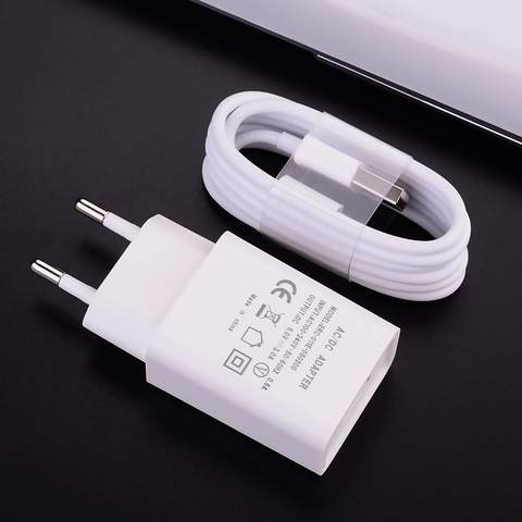 Cable cargador de 5V y 2A para Xiaomi Redmi Note 9 8t, cargador de teléfono de pared USB de carga rápida para Samsung, Huawei, adaptador Micro Usb tipo C ► Foto 1/6