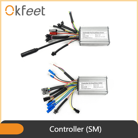 Okfeet-mando KT para bicicleta eléctrica, 36V, 48V, 14A, controlador de ondas Squarewave, función de luz para Kit de conversión de Motor de 250W y 350W ► Foto 1/6