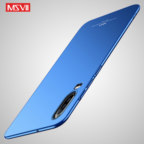 P30 caso MSVII Slim cubierta helada para Huawei P30 Pro Lite caso P más de 30 PC duro para Huawei P20 Lite Pro P 20 casos de teléfono ► Foto 1/6