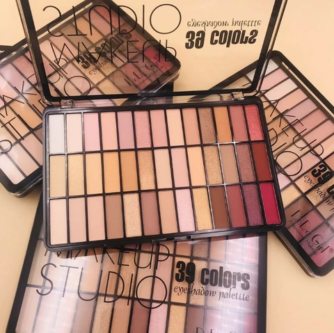 Paleta grande de sombras maquillaje estudio (39 sombras) ► Foto 1/5