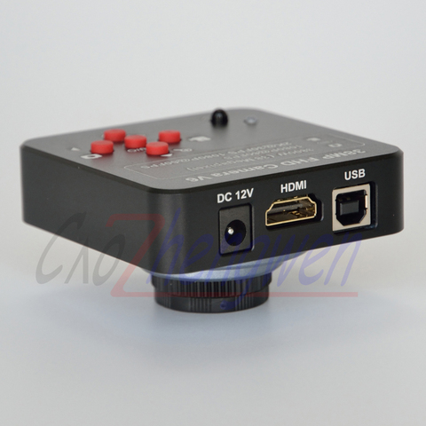 FYSCOPE nuevo 60fps 1080P 38MP HDMI USB de la industria Digital cámara de Video de microscopio digital HDMI Cámara + tarjeta SD 8G ► Foto 1/3