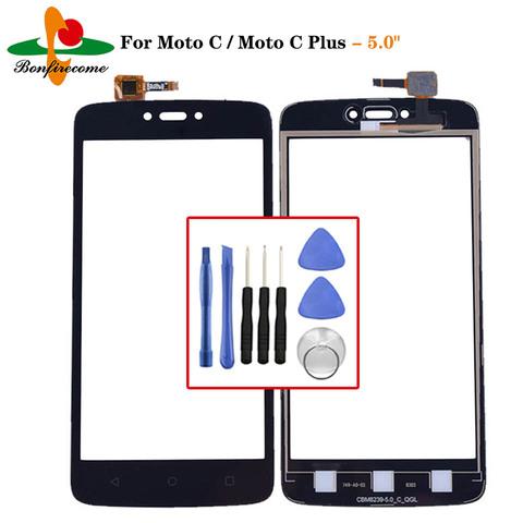 Para Motorola Moto C XT1750 XT1755 XT1754 Digitalizador de pantalla táctil Panel para Moto C Plus iclassifieds XT1721 XT1723 LCD cristal frontal con Sensor ► Foto 1/6