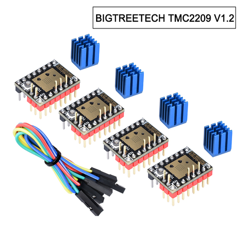 BIGTREETECH-controlador de Motor paso a paso TMC2209 V1.2 controlador UART VS TMC2130 5160 para SKR V1.4 mini E3 Ender 3 piezas de impresora 3D ► Foto 1/6