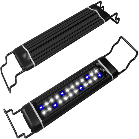 Luz LED Acuario, Bombilla LED Impermeable para Acuarios de Agua Dulce, LED Blanco y Azul, Lámpara LED para Acuarios ► Foto 1/6