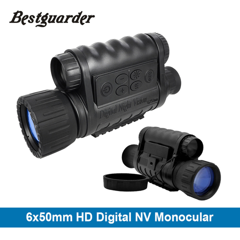 Bestguarder Fauna del IR de la Visión Nocturna Digital Monocular 6x50mm 850NM 5MP HD Cámara de La Caza de Infrarrojos de Visión Nocturna Telescopio ► Foto 1/6