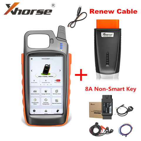 Herramienta de llave VVDI Xhorse, generador remoto y de Chip máximo + herramienta MINI OBD Xhorse VVDI + llave no inteligente 8A para Toyota + Cable de renovación ► Foto 1/5