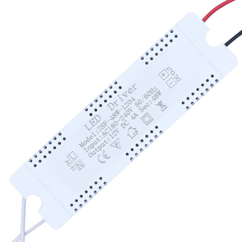 Controlador LED DC12V, fuente de alimentación para LED AC220V, transformador de iluminación de Control de voltaje de corriente constante, 6-60W, nuevo 1A 1.5A 2A 3A 5A ► Foto 1/5