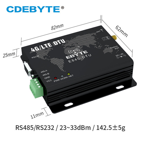 E840-DTU(4G-02E) Módulo de módem 4G LTE-FDD LTE WCDMA GSM IoT M2M transceptor Inalámbrico de Datos ► Foto 1/1