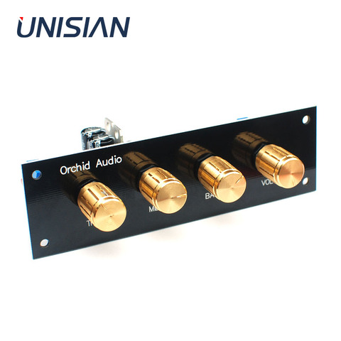 UNISIAN-Placa de control de tonos NE5532, potenciómetro extendido de línea de panel de chasis fijo, placa para caja amplfier de casa ► Foto 1/4