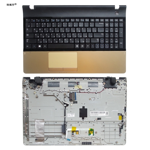 Ruso para Samsung 300E5A NP300E5A 305E5A 300V5A 305V5A 300E5C reemplazar teclado de portátil con carcasa C negro Nuevo RU dorado ► Foto 1/4