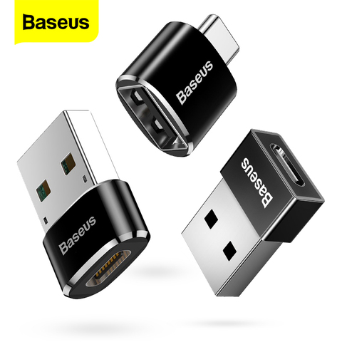 Baseus Usb Tipo C Adaptador de Otg C Macho a Micro Hembra de Cable Convertidores para Macbook Samsung S10 Huawei ► Foto 1/6