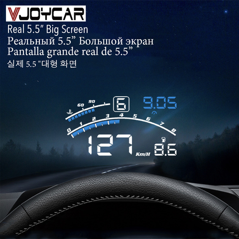 Vjoycar-pantalla frontal para coche, proyector de parabrisas de 5,5 