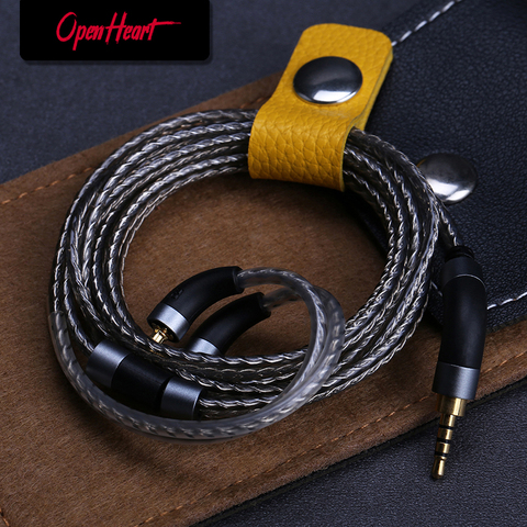 OPENHEART MMCX Cable 2,5/3,5/4,4mm equilibrado Cable para auriculares de actualización de reemplazo de Cable plateado de alta calidad atractiva ► Foto 1/6