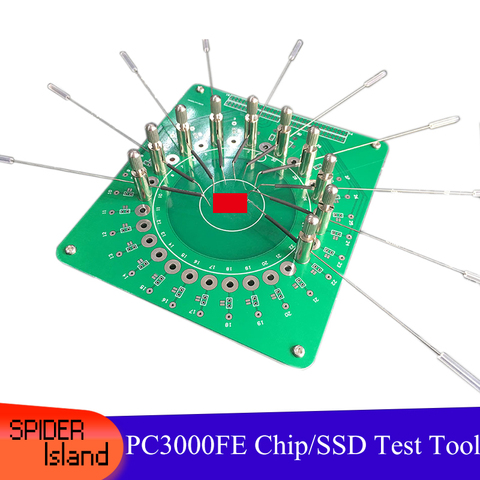 Sonda de recuperación de datos, tarjeta de memoria SD, hilo de vuelo, Chip PC3000FE, unidad de estado sólido, SSD, herramienta de prueba electrónica ► Foto 1/6