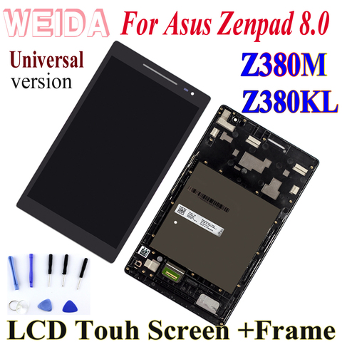 WEIDA-recambio de pantalla LCD para Asus Zenpad 8,0, montaje de digitalizador con pantalla táctil de 8 pulgadas, Z380, Z380KL, Z380M, P024, P00A ► Foto 1/4
