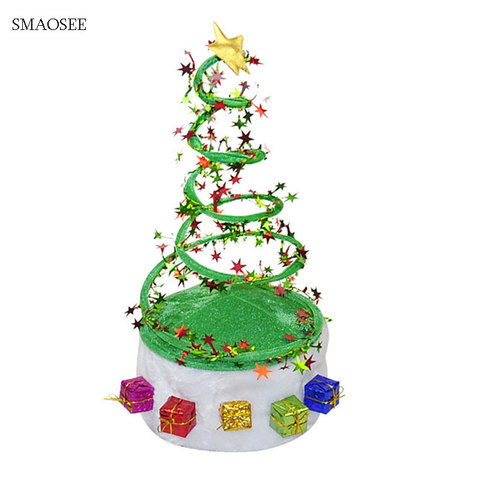 Gorros de Navidad de estrellas dulces, adornos navideños, gorros de Papá Noel, adornos navideños para el hogar, 2022 ► Foto 1/6