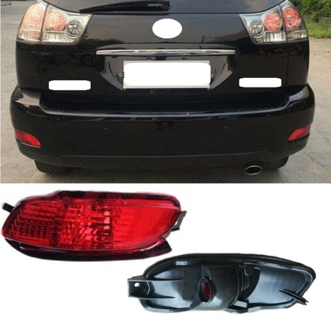 Noble Richy para Lexus RX300 RX330 RX350 2003-2008 estilo de coche rojo Len LED de freno para parachoques trasero para faro antiniebla trasero señales de giro de plástico ► Foto 1/6