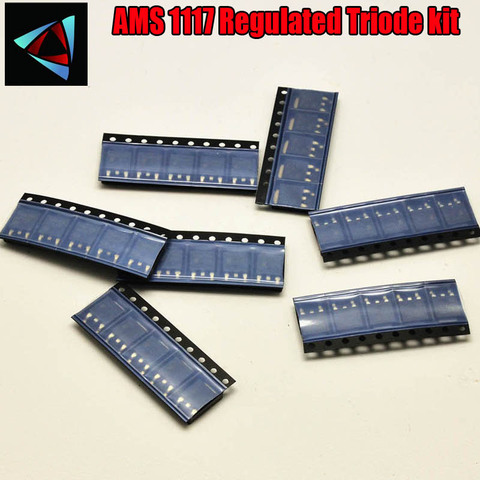 60 uds AMS1117 regulador de tensión de 1,2 V/1,5 V/1,8 V/2,5 V/3,3 V/5,0 V/1117 6 valores cada 10 Uds ► Foto 1/1