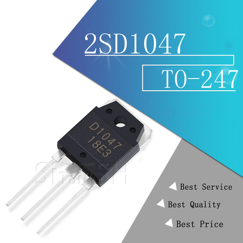5 unids/lote nueva 2SD1047 D1047 12A/140V transistores a-247 ► Foto 1/1