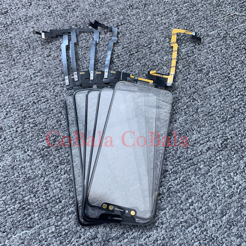 Panel exterior con Sensor de cristal para iPhone, digitalizador de pantalla táctil sin soldadura, fácil de instalar, con Cable flexible, para Apple iPhone X XS MAX, 10 unidades ► Foto 1/1