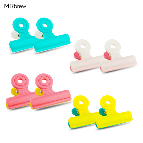 8 unids/lote multifunción bolso Chip Clips comida fresca Clips Foto archivo abrazaderas de colores surtidos aire apretado sello agarre para cocina sello ► Foto 1/6