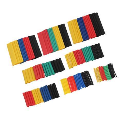 328 piezas de poliolefina termorretráctil tubo manguito envoltura de alambre de Cable Kit tamaño 8 Multicolor para Rc Drone ► Foto 1/6
